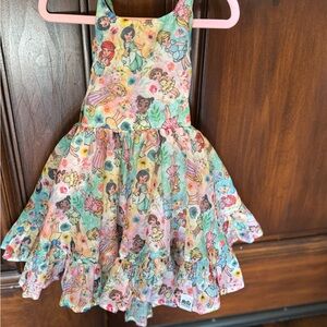 Colorful Princess Print Dress